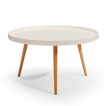 Modern Mid Century Italian Design Wholesale Coffee Shop Tables with Wood Legs