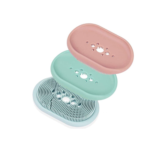 Custom BPA Free Silicone Soap Dish Brush