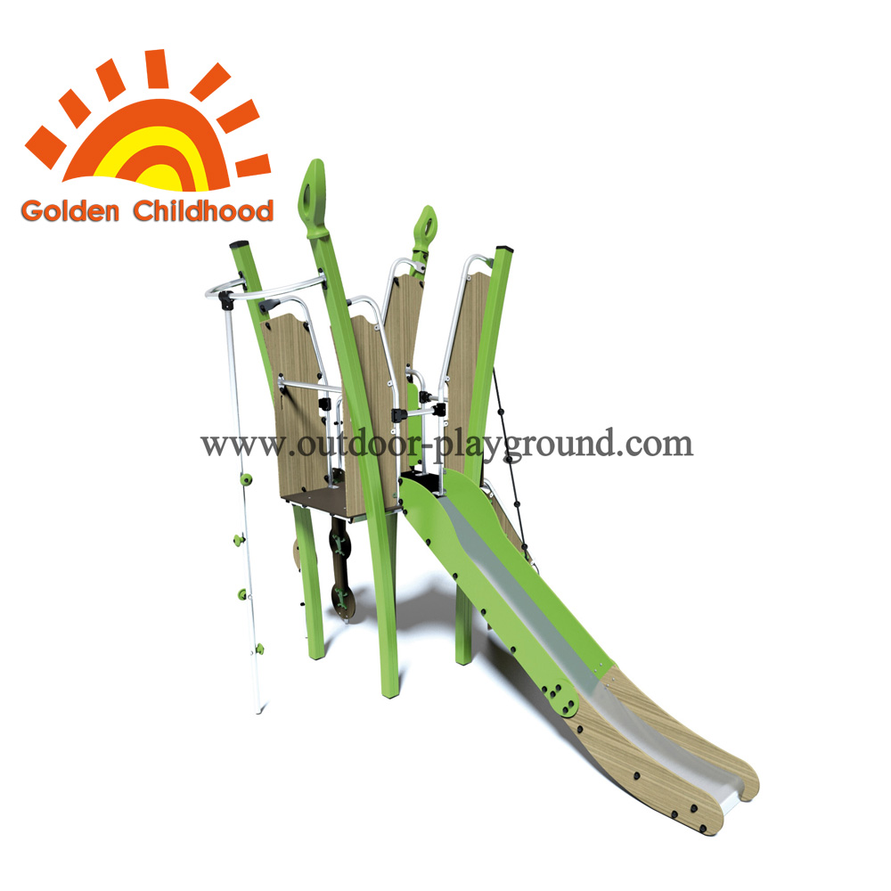 Natural Style Outdoor Playground Equipment For Children