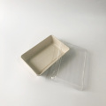 PET lid for 1200ml rectangular tray