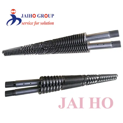 KraussMaffei KMD40 and KMD60 Conical Twin Screw Extruder Barrels