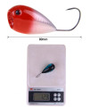 1Pcs Floating Croatian EGG 80mm 13g Fishing Lure Single Hook Wobbler Tackle Swimbait Fishing Popper Hard Bait Fake Fish