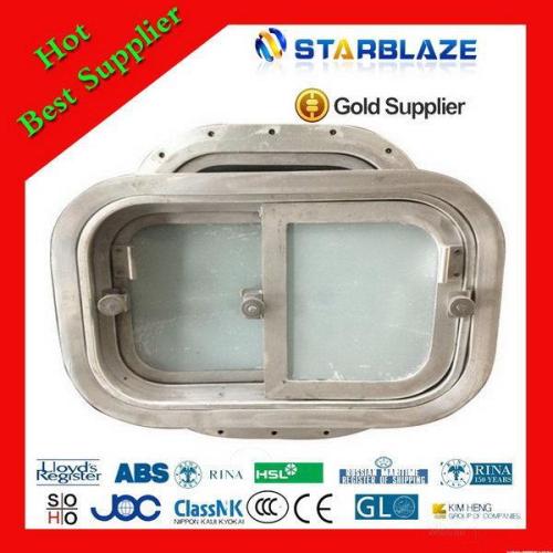 Bottom price hot-sale opened marine welded rectangular window