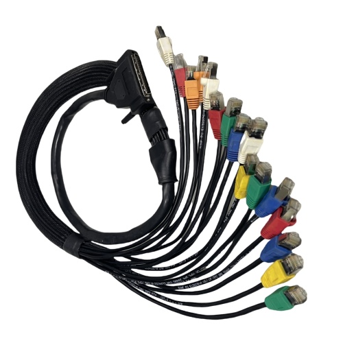 ミニリボン 68P オス - RJ45 8P8C プラグ X16