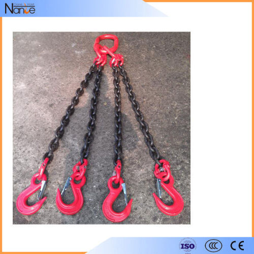 Industrial Polyester Sling Lifting Loading Chain Sling With Hook