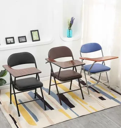 Modern Folding Student Chair with Tablet Arm for Wholesale Office Rooms