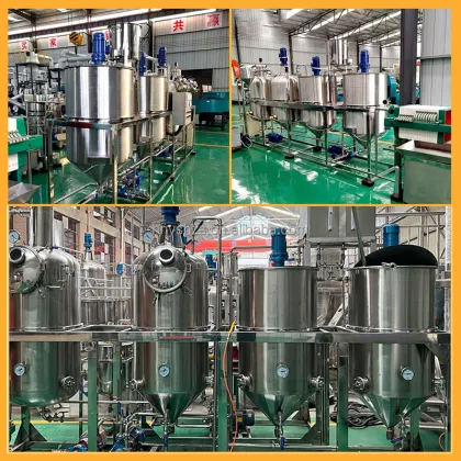 Singapore Refined Palm Oil Machine | Sunflower Oil Refining Equipment | Rapeseed Oil Plant