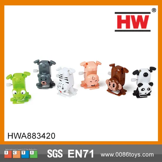 Funny Plastic Kids Wind Up Handstand Mini Plastic Toy Animal