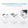 4TB Transparent Mobile External HDD Case