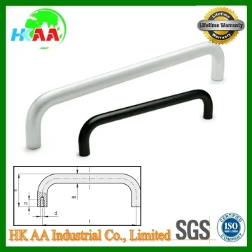 Custom stainless steel chrome plated handy lifting U-shaped handles