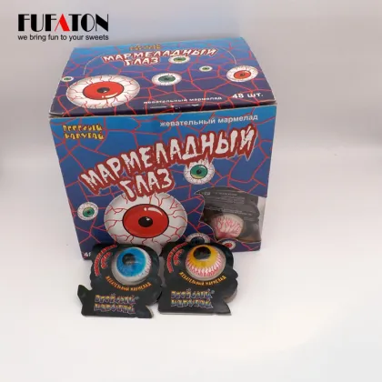 Colorful gummy body parts finger gummy candy for Halloween