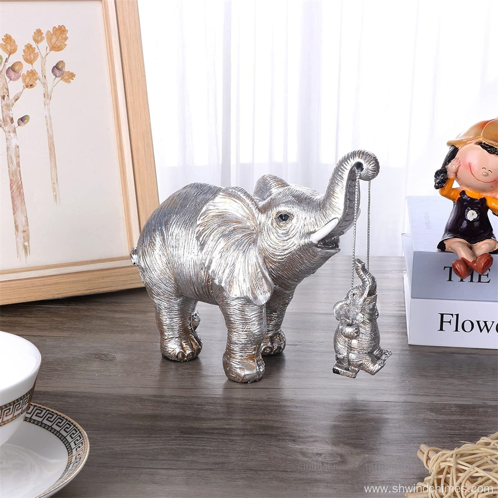 Elephant Statue Decor Symbolizes Good Luck, Health, and Strength