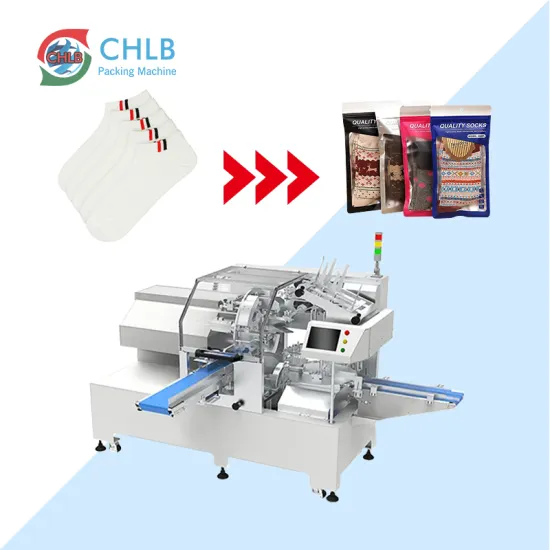 Hot Selling Automatic Horizontal Premade Bag Packaging Machine for Socks