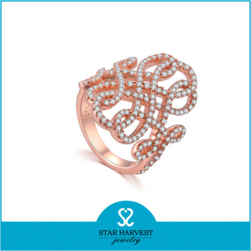 925 Silver Women luxury small stone Ring