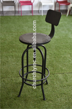 metal bar furniture used bar stools with adjustable height