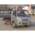 Gasoline Engine Small Arm Roll Garbage Truck
