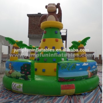 Children inflatable rock wall/inflatable climbing wall on sale kids amusement park