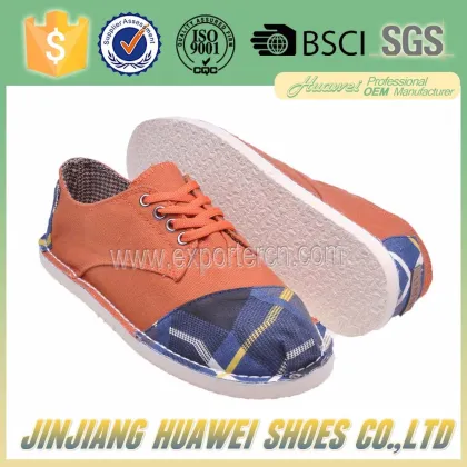 Wholesale Brand Name shoes Men Canvas Shoes Manufacturer