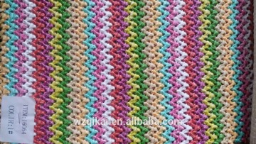New Materiales PU LEATHER /weaving paper )for shoes or decoration