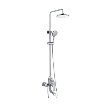 Yüksek kaliteli pirinç çift kollu yağmur duş ve banyo mikseri