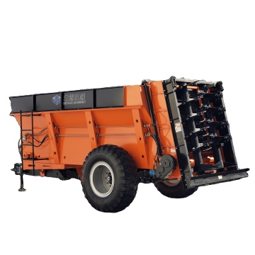 Tractor-Trailered Multifunctional Organic Fertilizer Spreader for Muck, Lime, Compost, and Fresh Manure