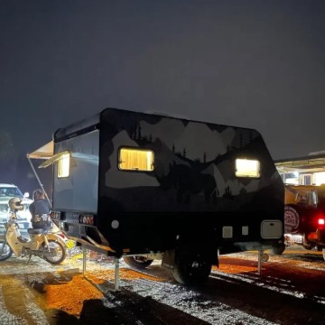 Móveis de opção personalizada de tamanho de trailer de viagem pequena móveis