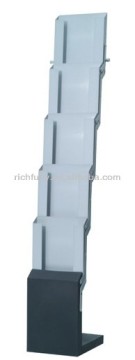 A4 Portable Magazine Rack/Brochure Holder Floor Stand