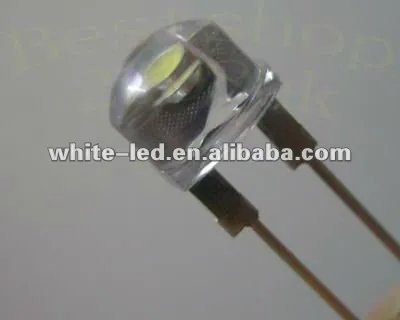 3chips 8mm Strawhat LED White/Warmwhite