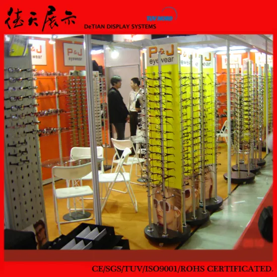 Professional New Shanghai Booth Sunglasses Aluminum Showcase