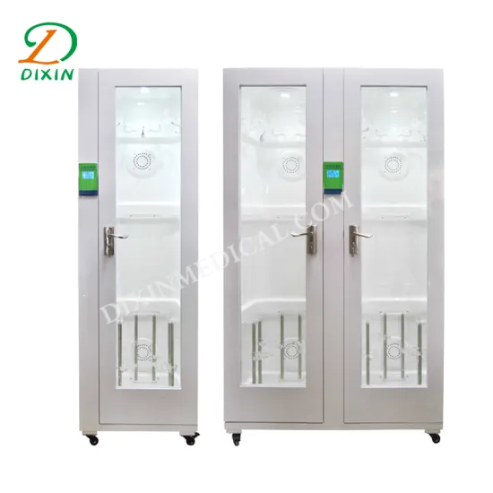 Medical flexible soft endoscope disinfection cabinet
