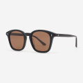 Square Key-hold Acetate Men's Sunglasses