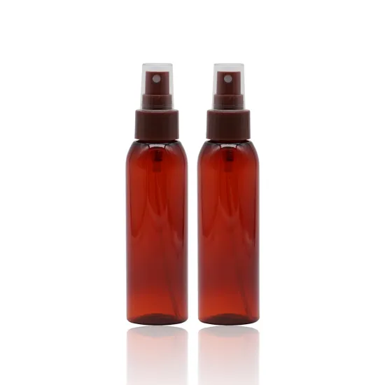 Dark Red Round 60ml Plastic Spray Bottle