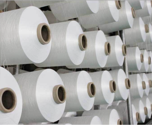 Recycled Poly-poly used in Core Spun Thread
