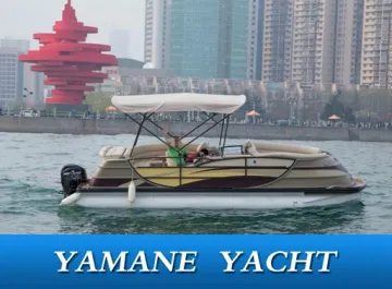 7.66m luxury aluminum pontoon boat