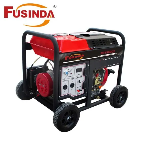 6kw Open Frame/Silent Type 20HP Diesel Engine Powered Diesel Generator Model