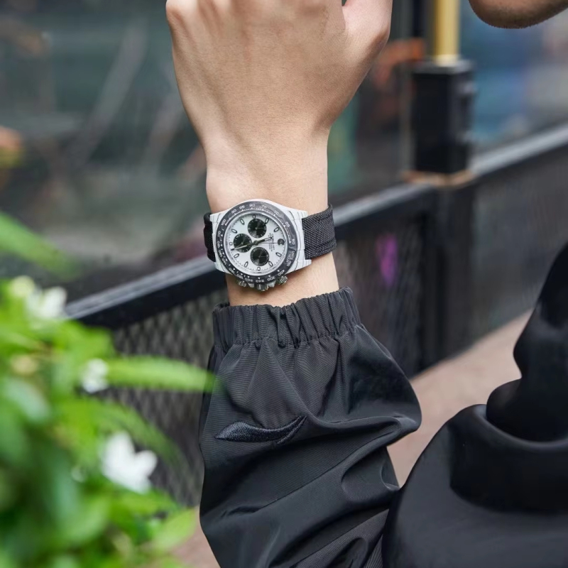 High-End Luxury Carbon Fiber Automatic Mechanical Watch for Men: Waterproof Business Wristwatch