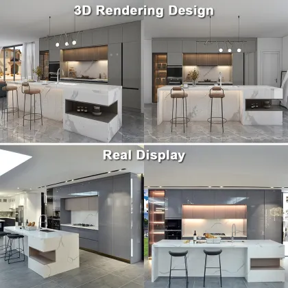 PINAI Big Luxury Modern Design Kitchen Island