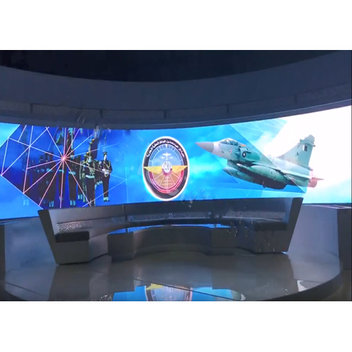 Indoor Curved LED Display with High Contrast Ratio
