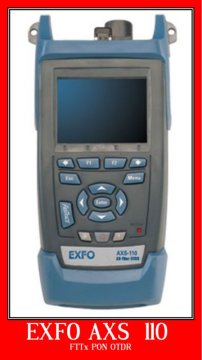 [Discontinued]EXFO AXS -110 OTDR 1310/1550/1625nm 37/35/37dB Second Port for Live Fiber Testing AXS-110-23B-04B