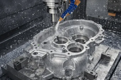 Die casting machining aluminum overdrive housing