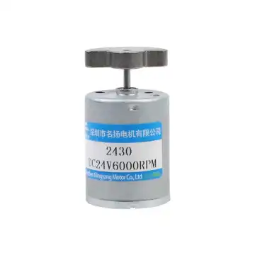 High Torque Adjustable 12V/24V DC Brushless Vibration Motor with 2430 Planetary Gear System