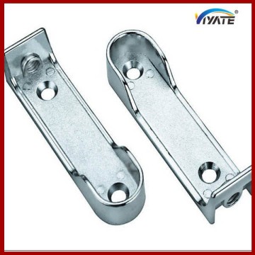 High Quality Wall Tube Holder U Shape Wardrobe Tube Support Brackets Support Fittings