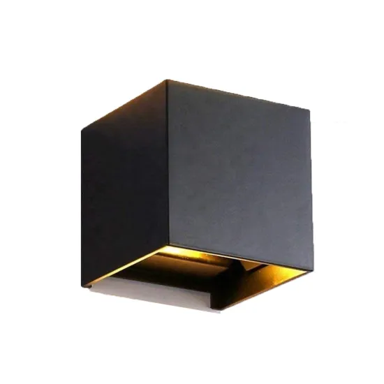 IP65 Aluminum LED Indoor Outdoor Wall Lamp - Waterproof 12W Modern Up and Down Wall Lights for Yards