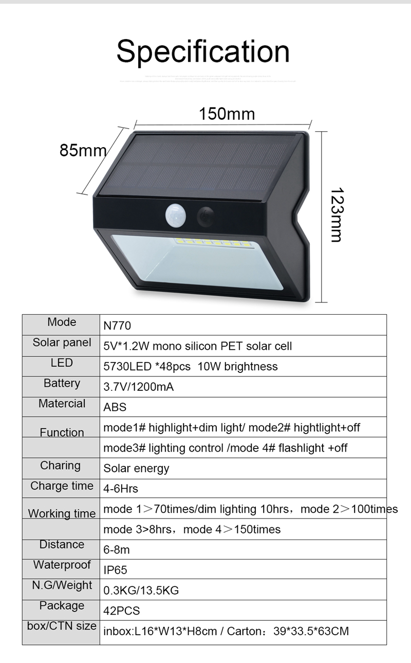 High Lumens Solar Path Light