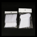Disposable White PP Cutlery Set With Plastic Bag Individual Packaging PP Fork Knife And Napkin