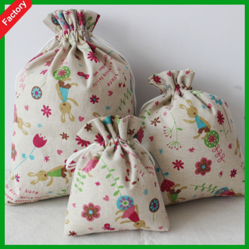 2015 cotton Newly Fashion Promotional Factory best selling Different size cheap cotton drawstring bags