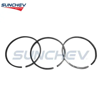 SUNCHEV Piston 3 Ring 6H4-11610-00 For Yamaha 40-50hp