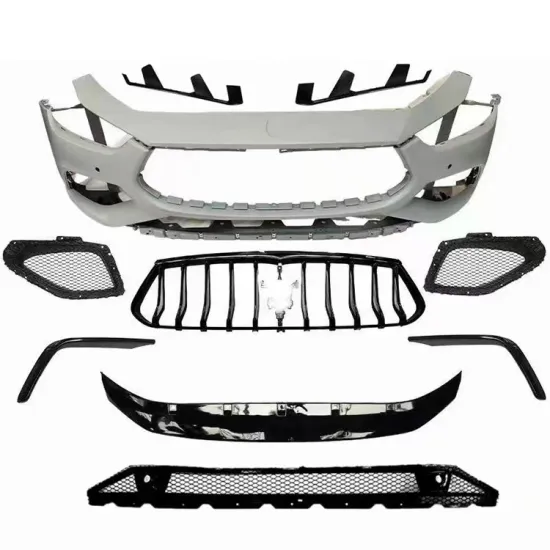 High Quality GTS Style Body Kit Front Bumper with Front Grill for Maserati Ghibli 2014-2021