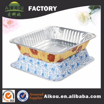 FDA Approved food packaging oven safe aluminum foil plates