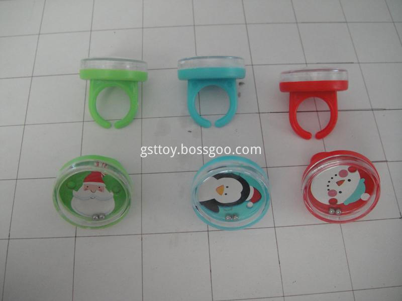 Plastic Christmas Rings